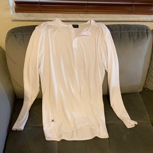 CUTS Henley white long sleeve shirt